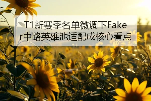 T1新赛季名单微调下Faker中路英雄池适配成核心看点